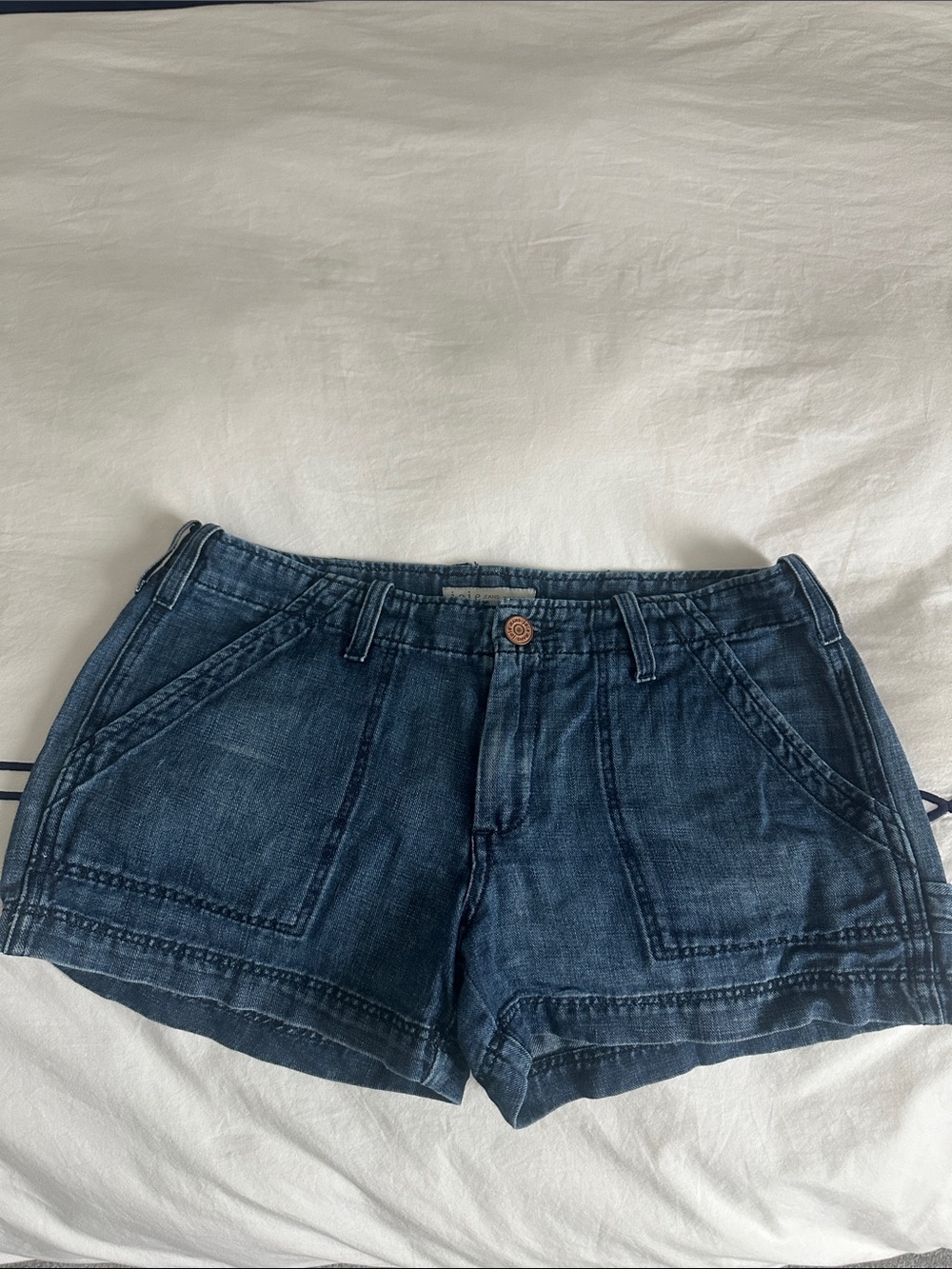 Joie Dark Blue Denim Jean Shorts